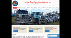 Desktop Screenshot of heritagetruckassociation.com.au